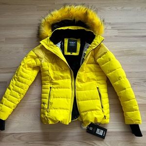 Yellow and Black Ski or Snowboard Jacket